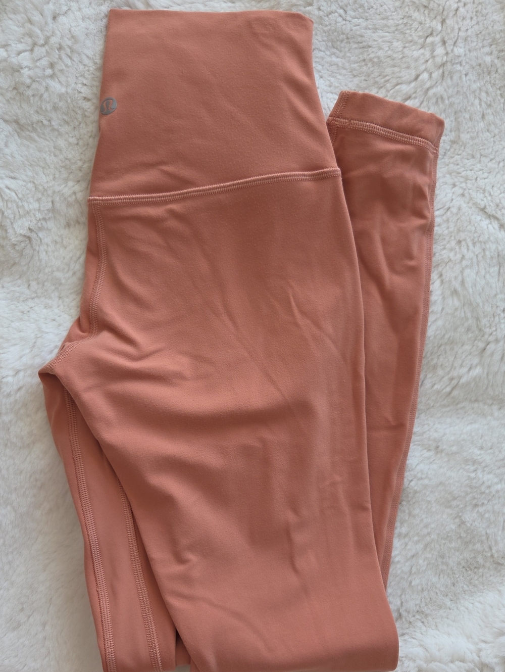 lululemon athletica Peachy Coral High-Waist Leggings